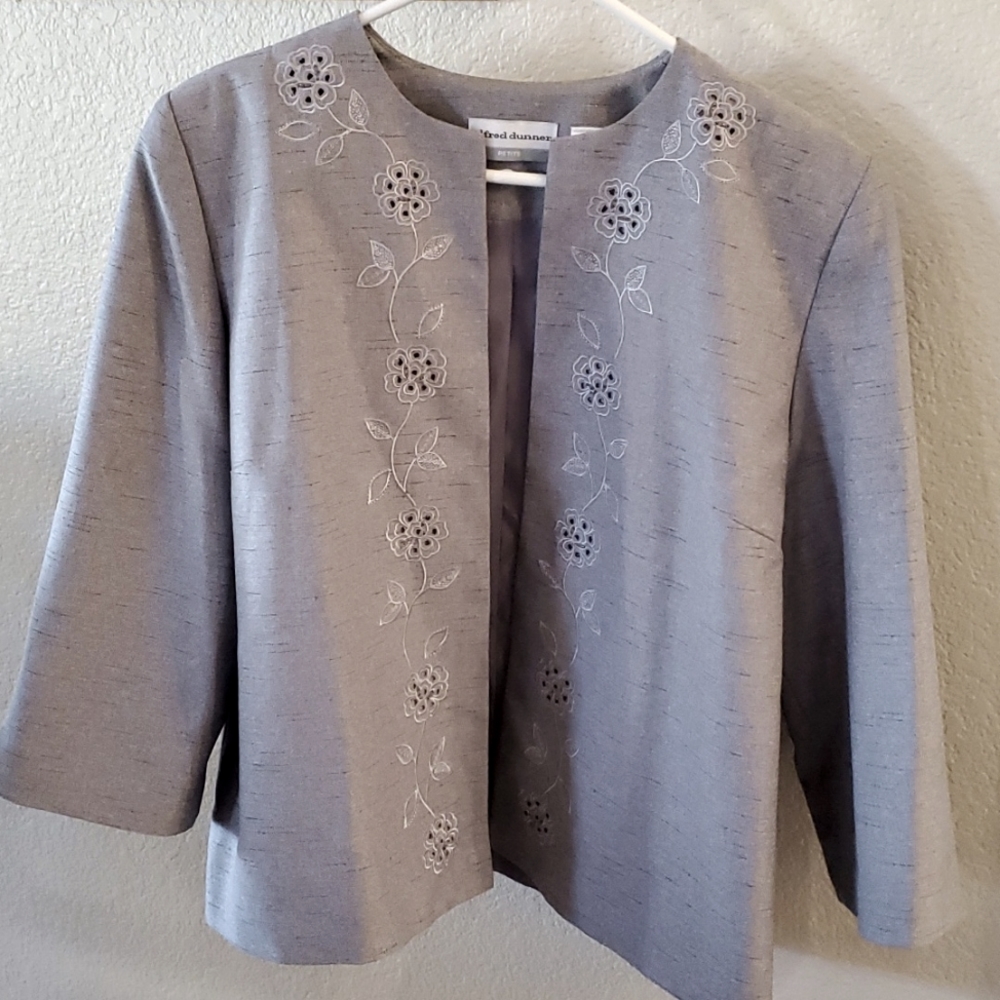 Gray blazer size 14P
